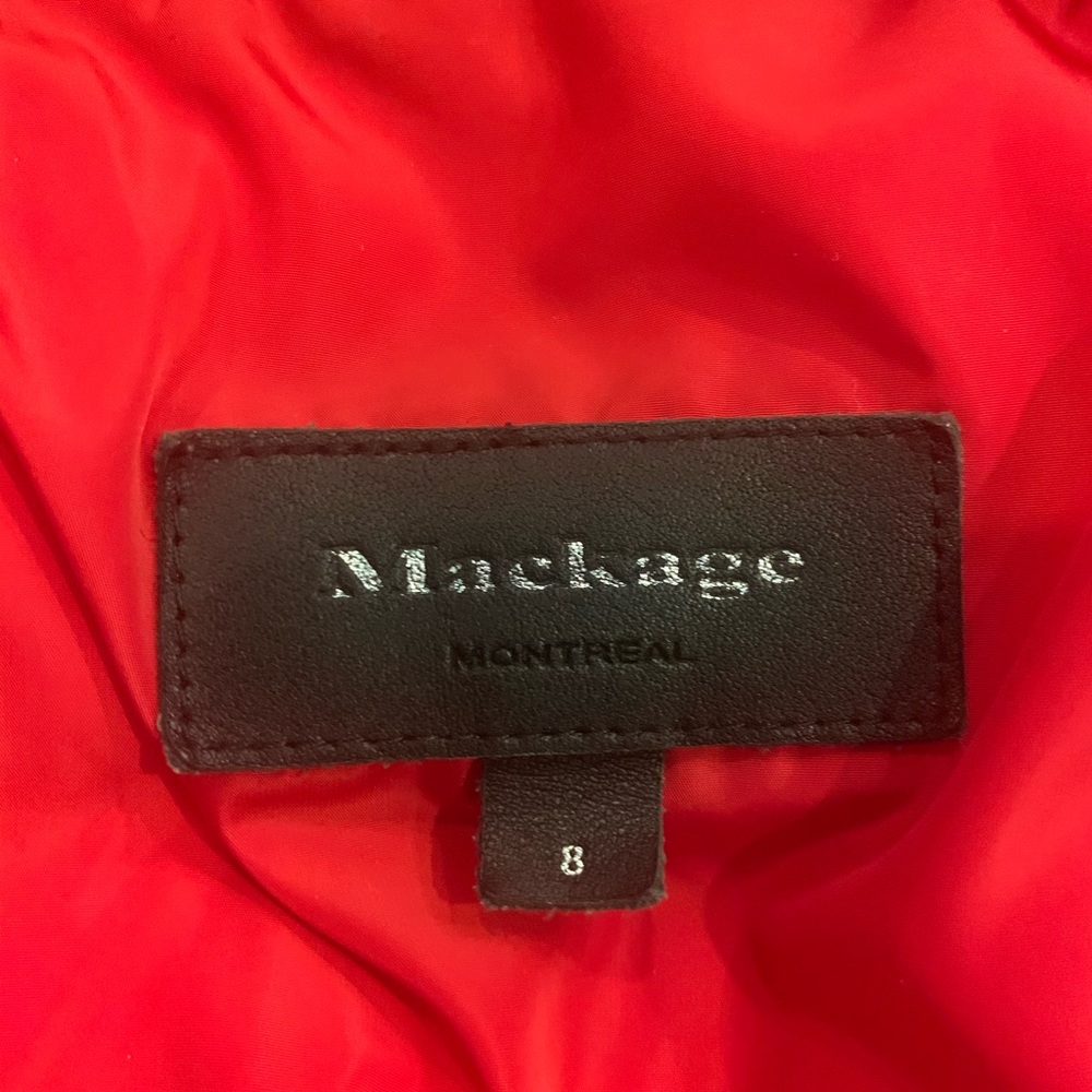 Girls size 8 Mackage winter jacket - Picture 4 of 10